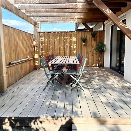 Maison Au Centre - 8 Pers - Wifi, Terrasses, Proche Commerces - Fr-1-521-232 * Biscarrosse